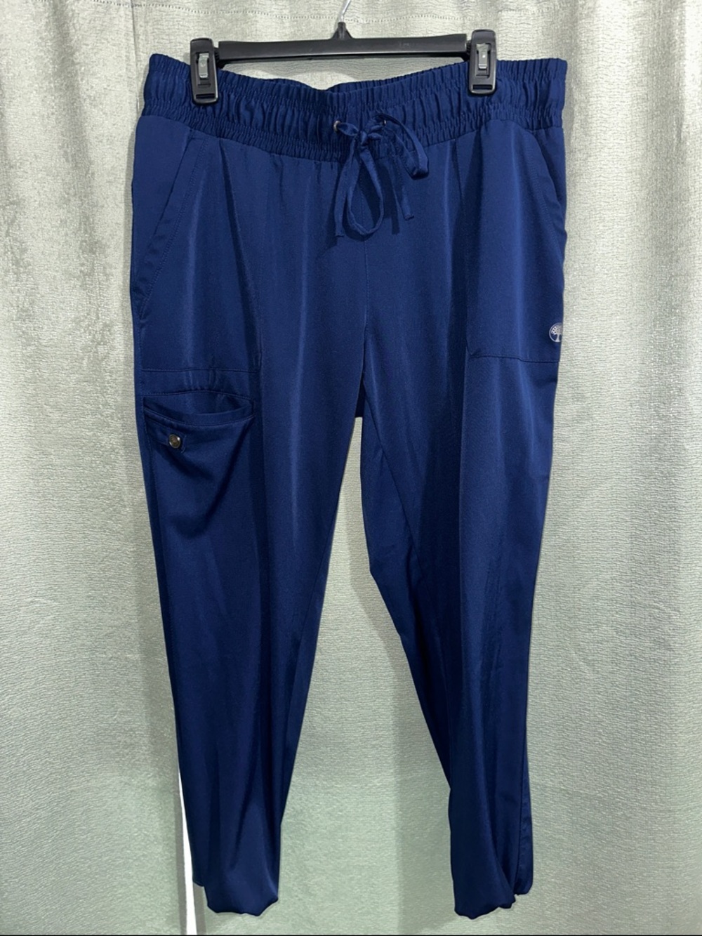 healing hands Navy Blue Women's Cargo Scrub Pants
